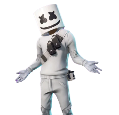 Marshmello DJ Fortnite Skin Character Clipart