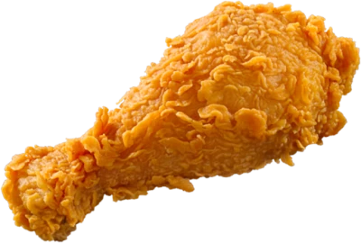 Crispy Fried Chicken Drumstick Leg PNG Image