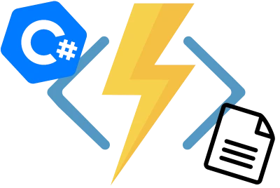 C Sharp Azure Functions Serverless Icon Transparent Background