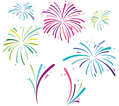 Cracker PNG – Colorful & Celebratory Transparent Fireworks Designs