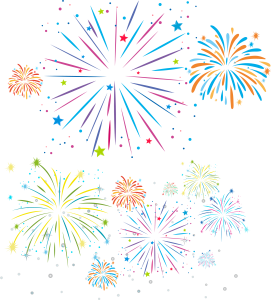Cracker PNG – Colorful & Celebratory Transparent Fireworks Designs 13