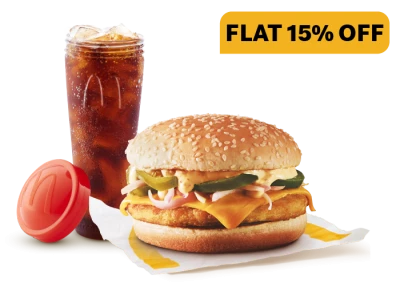 McDonalds Burger And Cola Meal PNG Image
