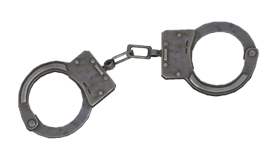 Old Rusty Metal Handcuffs Free PNG