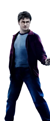 Harry Potter Daniel Radcliffe Holding Wand Clipart