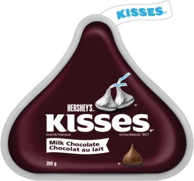 Hersheys Kisses Milk Chocolate Package Free PNG