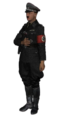 Adolf Hitler 3D Model Uniform Free PNG