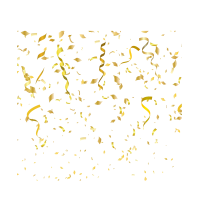 Golden Particle PNG – Sparkling & Luxurious Transparent Visual Elements