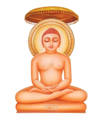 Mahavir Jain Tirthankara Idol Clipart