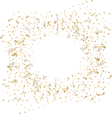 Golden Particle PNG – Sparkling & Luxurious Transparent Visual Elements