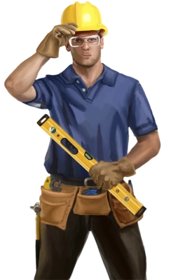 Construction Worker Man Free PNG