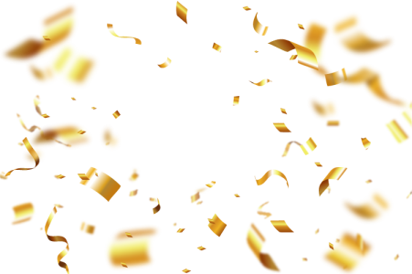 Golden Particle PNG – Sparkling & Luxurious Transparent Visual Elements 5