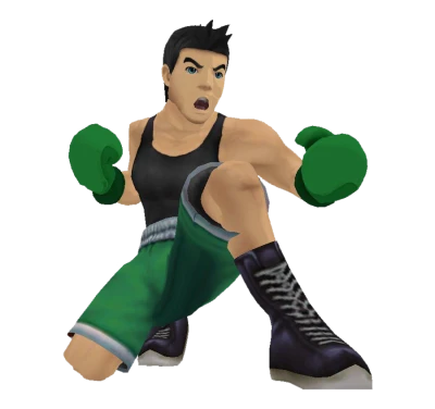Little Mac Boxing Pose Free PNG