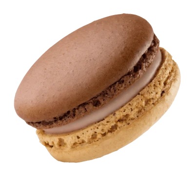 Chocolate Macaron PNG