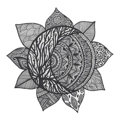 Mandala Tree of Life Art PNG