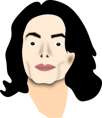 Michael Jackson Vector Portrait PNG Image