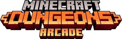 Minecraft Dungeons Arcade Logo PNG Image