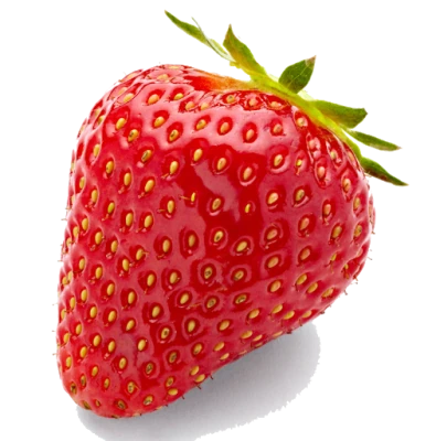 Fresh Single Red Strawberry Free PNG