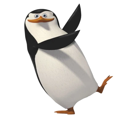 Cute Madagascar Penguin Free PNG