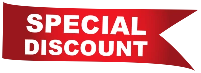 Special Discount Red Banner Free PNG