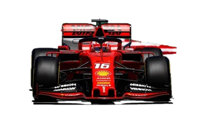 Ferrari F1 Racing Car Transparent Background