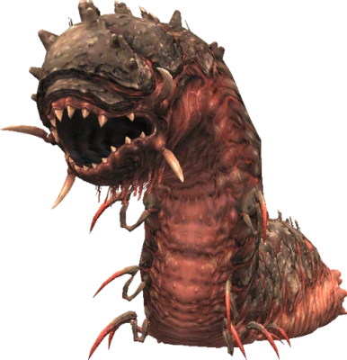 Sandworm Meatbug Monster Transparent Background