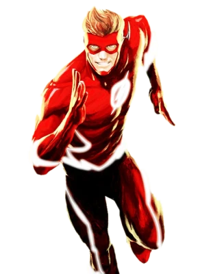 The Flash Running Superhero Free Clipart