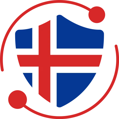 Iceland Flag Shield Security Icon Transparent Background