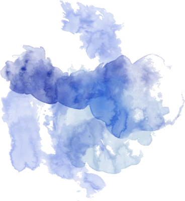 Blue Watercolor Splash Texture Clipart