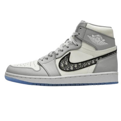 Air Jordan 1 Dior High Top Sneakers Clipart