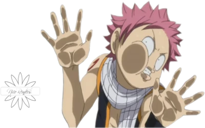Natsu Dragneel Funny Face Clipart
