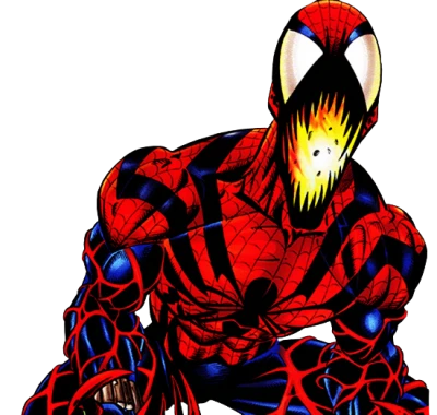 Spider Carnage Marvel Comic Art PNG Image