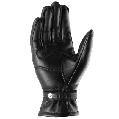 Black Leather Motorcycle Riding Glove Clipart