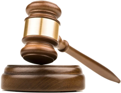 Wooden Judge Gavel Law Clipart