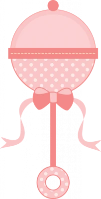 Pink Baby Rattle Toy Free PNG