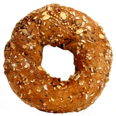Healthy Multigrain Bagel Free PNG