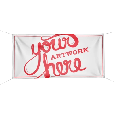 Blank Custom Artwork Banner Clipart
