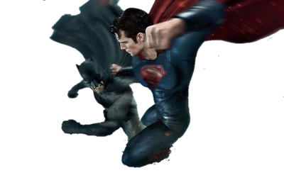 Batman Vs Superman Fight Clipart
