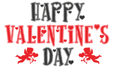 Happy Valentines Day Cupids Clipart