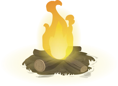 Campfire Bonfire Vector PNG Image