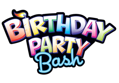 Birthday Party Bash Word Art Free PNG