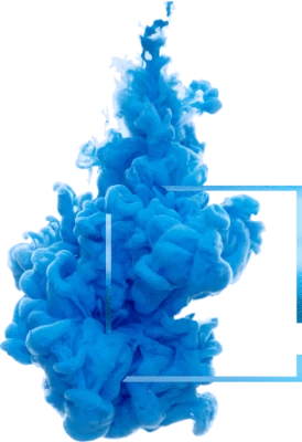 Abstract Blue Ink Drop PNG Image