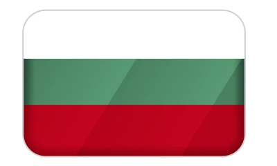 Bulgaria Flag Rounded Rectangle Clipart