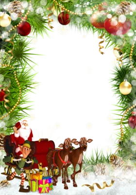 Christmas Frame Border Clipart