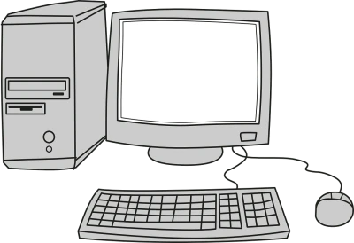 Free Retro Desktop Computer Illustration PNG