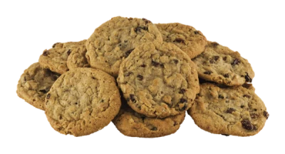 Stack of Oatmeal Raisin Cookies Clipart
