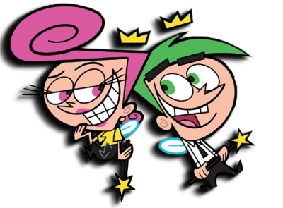 Fairly OddParents Cosmo and Wanda PNG