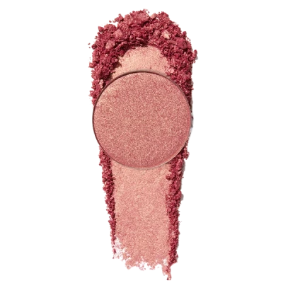 Rose Gold Crushed Eyeshadow Makeup Swatch Clipart