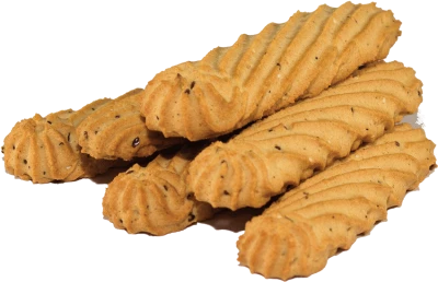 Piped Shortbread Butter Cookies Graphic PNG
