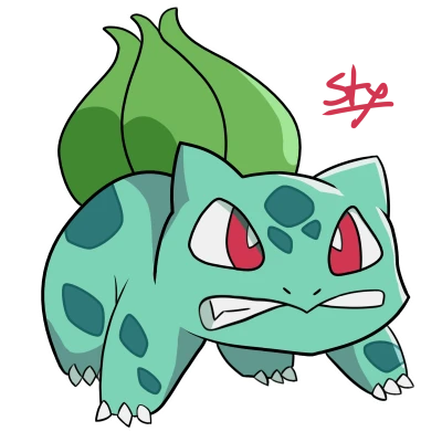 Bulbasaur Pokemon Drawing Free PNG