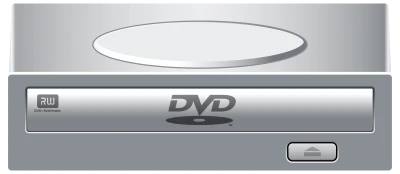 DVD Rewritable Drive Illustration PNG Image